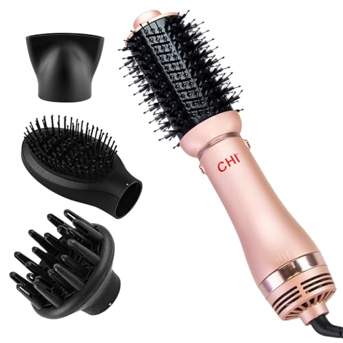 CHI Volumizer 4-in-1 Blowout Brush, Four Interchangeable Attachments