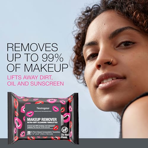 Neutrogena Makeup Remover Facial Cleansing Towelette Singles, 20 ct